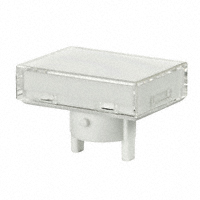 NKK Switches - AT4134JB - CAP PUSHBUTTON RECT CLEAR/WHITE