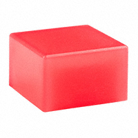 NKK Switches - AT4135C - CAP TACTILE SQUARE FROSTED RED