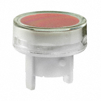 NKK Switches - AT4160JC - CAP PUSHBUTTON ROUND CLEAR/RED