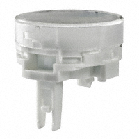NKK Switches - AT4164JB - CAP PUSHBUTTON ROUND CLEAR/WHITE