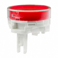NKK Switches - AT4164JC - CAP PUSHBUTTON ROUND CLEAR/RED