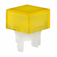 NKK Switches - AT4166DB - CAP PUSHBUTTON SQUARE AMBER/WHT