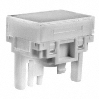 NKK Switches - AT4177JB - CAP PUSHBUTTON RECT CLEAR/WHITE