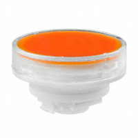 NKK Switches - AT4179JD - CAP PUSHBUTTON ROUND CLR/AMBER
