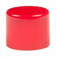 NKK Switches - AT442C - CAP PUSHBUTTON ROUND RED