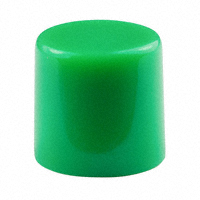 NKK Switches - AT443F - CAP PUSHBUTTON ROUND GREEN