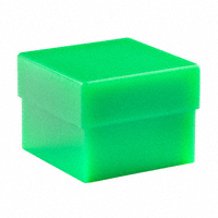 NKK Switches - AT465F - CAP PUSHBUTTON SQUARE GREEN