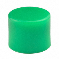 NKK Switches - AT475F - CAP PUSHBUTTON ROUND GREEN
