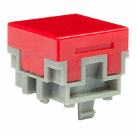 NKK Switches - AT476CJ - CAP PUSHBUTTON SQUARE RED