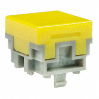 NKK Switches - AT476EJ - CAP PUSHBUTTON SQUARE YELLOW