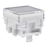 NKK Switches - AT477JB - CAP PUSHBUTTON SQUARE CLEAR/WHT