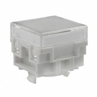 NKK Switches - AT478JB - CAP PUSHBUTTON SQUARE CLEAR/WHT