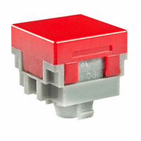 NKK Switches - AT484C - CAP PUSHBUTTON SQUARE RED