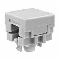 NKK Switches - AT484H - CAP PUSHBUTTON SQUARE GRAY