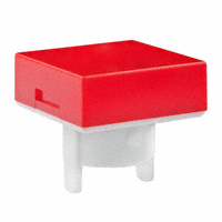 NKK Switches - AT485CC - CAP PUSHBUTTON SQUARE RED