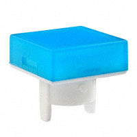 NKK Switches - AT485GG - CAP PUSHBUTTON SQUARE BLUE
