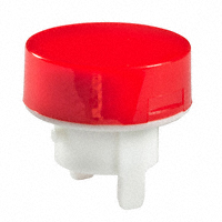 NKK Switches - AT486CB - CAP PUSHBUTTON ROUND RED/WHITE