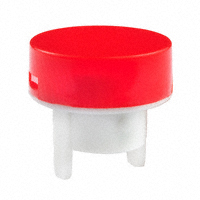 NKK Switches - AT486CC - CAP PUSHBUTTON ROUND RED