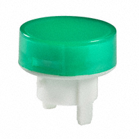 NKK Switches - AT486FB - CAP PUSHBUTTON ROUND GREEN/WHITE