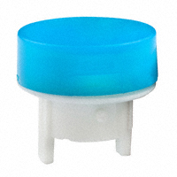 NKK Switches - AT486GG - CAP PUSHBUTTON ROUND BLUE