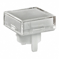NKK Switches - AT487JB - CAP PUSHBUTTON SQUARE CLEAR/WHT