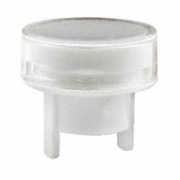 NKK Switches - AT488JB - CAP PUSHBUTTON ROUND CLEAR/WHITE