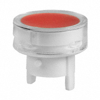 NKK Switches - AT488JC - CAP PUSHBUTTON ROUND CLEAR/RED