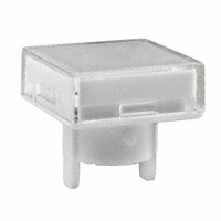 NKK Switches - AT489JB - CAP PUSHBUTTON SQUARE CLEAR/WHT