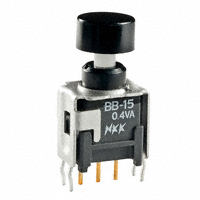 NKK Switches - BB15AB-HA - SWITCH PUSH SPDT 0.4VA 28V