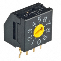 NKK Switches - FR01FC10H-06XL - SW ROTARY DIP BCD COMP 100MA 5V