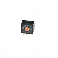 NKK Switches - FR01FR16H-06XL-S - SWITCH ROTARY DIP HEX 100MA 5V