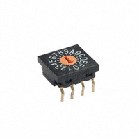 NKK Switches - FR01FR16P-W-S - SWITCH ROTARY DIP HEX 100MA 5V