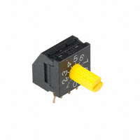 NKK Switches - FR01KC10H-06XL-S - SW ROTARY DIP BCD COMP 100MA 5V