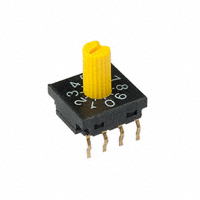 NKK Switches - FR01KC10P-W-S - SW ROTARY DIP BCD COMP 100MA 5V