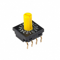 NKK Switches - FR01KC16P-W-S - SW ROTARY DIP HEX COMP 100MA 5V