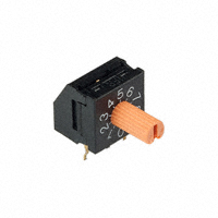 NKK Switches - FR01KR10H-06XL-S - SWITCH ROTARY DIP BCD 100MA 5V