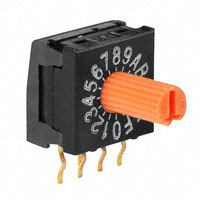 NKK Switches - FR01KR16H - SWITCH ROTARY DIP HEX 100MA 5V