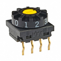 NKK Switches - FR01SC10P - SW ROTARY DIP BCD COMP 100MA 5V
