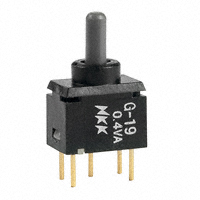NKK Switches - G19AP - SWITCH TOGGLE SPDT 0.4VA 28V
