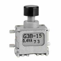 NKK Switches - G3B15AH-XA - SWITCH PUSH SPDT 0.4VA 28V