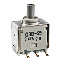 NKK Switches - G3B25AP - SWITCH PUSH DPDT 0.4VA 28V