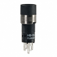 NKK Switches - HB15CKW01 - SWITCH PUSH SPDT 0.1A 30V