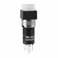 NKK Switches - HB16SKW01-6B-JB - SWITCH PUSH SPDT 0.1A 30V