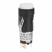 NKK Switches - KB15MKG01-BB - SWITCH PUSH SPDT 0.4VA 28V