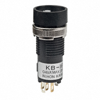 NKK Switches - KB16CKG01 - SWITCH PUSH SPDT 0.4VA 28V