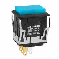 NKK Switches - LB15RKG01-28-GJ - SWITCH PUSH SPDT 0.4VA 28V