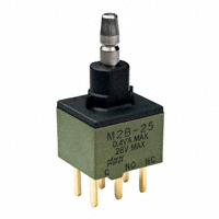NKK Switches - M2B25AA5G03 - SWITCH PUSH DPDT 0.4VA 28V