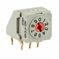 NKK Switches - NDFC10H - SW ROTARY DIP BCD COMP 100MA 5V