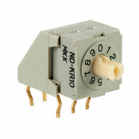NKK Switches - NDKR10H - SWITCH ROTARY DIP BCD 100MA 5V
