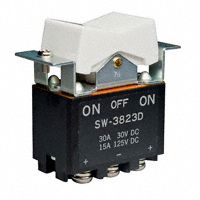 NKK Switches - SW3823D/UC - SWITCH ROCKER DPDT 30A 30V